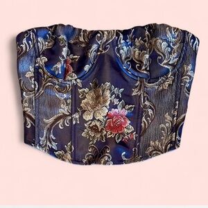 Lioness Corset Top - Floral - NWOT